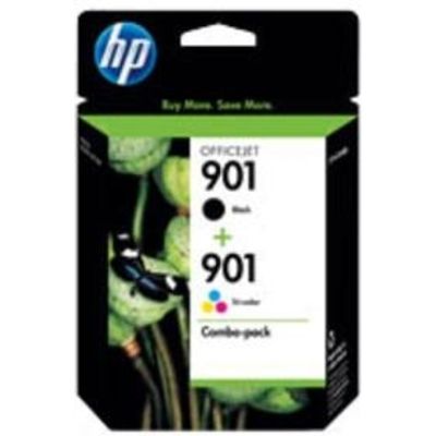 HP 901 (SD519AE) Inktcartridge Zwart + 3 kleuren Voordeelbundel