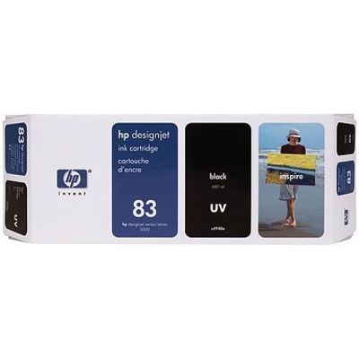 HP 83 (C4940A) Inktcartridge UV-zwart