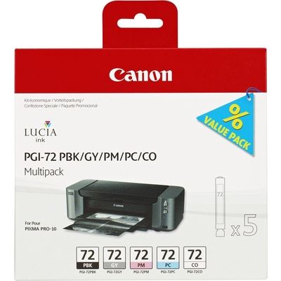 Canon PGI-72PBK/GY/PM/PC/CO Inktcartridge 5-kleuren Voordeelbundel