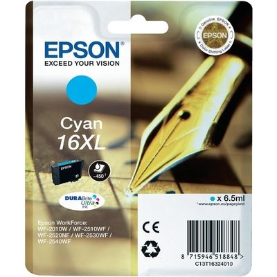Epson 16XL (T1632) Inktcartridge Cyaan Hoge capaciteit