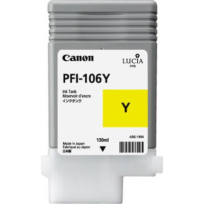 Canon PFI-106Y Inktcartridge Geel