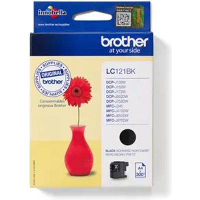 Brother LC-121BK Inktcartridge Zwart