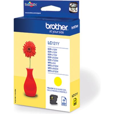 Brother LC-121Y Inktcartridge Geel