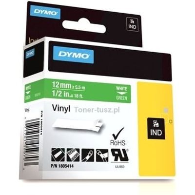 Dymo 1805414 Tape Zwart Op Groen 12 Mm dymo kopen in de aanbieding