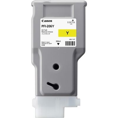 Canon PFI-206Y Inktcartridge Geel