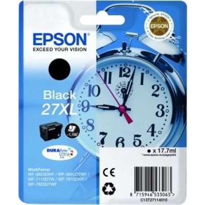Epson 27XL (T2711) Inktcartridge Zwart Hoge capaciteit