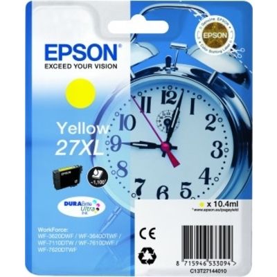 Epson 27XL (T2714) Inktcartridge Geel Hoge capaciteit
