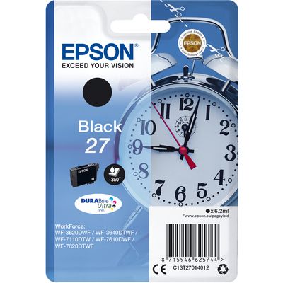Epson 27 (T2701) Inktcartridge Zwart