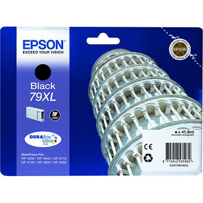 Epson 79XL (T79014010) Inktcartridge Zwart Hoge capaciteit