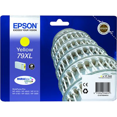 Epson 79XL (T79044010) Inktcartridge Geel Hoge capaciteit