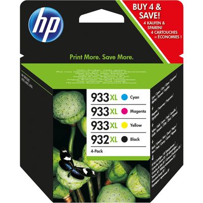 HP 932/933XL (C2P42AE) Inktcartridge 4-kleuren Voordeelbundel Hoge capaciteit
