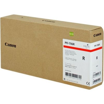 Canon PFI-706R Inktcartridge Rood