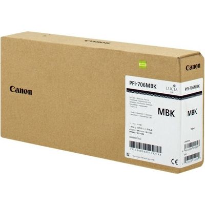 Canon PFI-706MBK Inktcartridge Mat-zwart