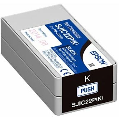 Epson SJIC22P(K) - C33S020601 Inktcartridge Zwart