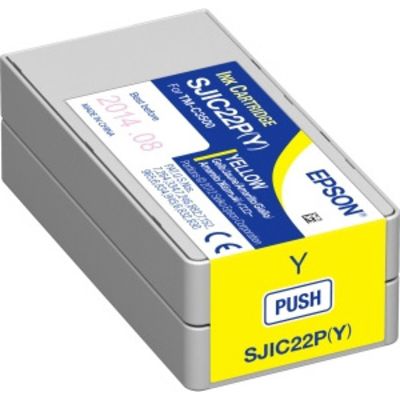 Epson SJIC22P(Y) - C33S020604 Inktcartridge Geel