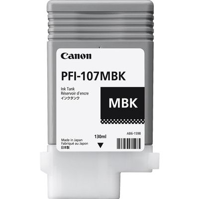 Canon PFI-107MBK Inktcartridge Mat-zwart