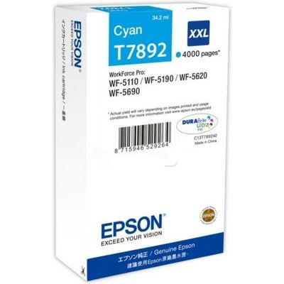 Epson T7892 - C13T789240 Inktcartridge Cyaan