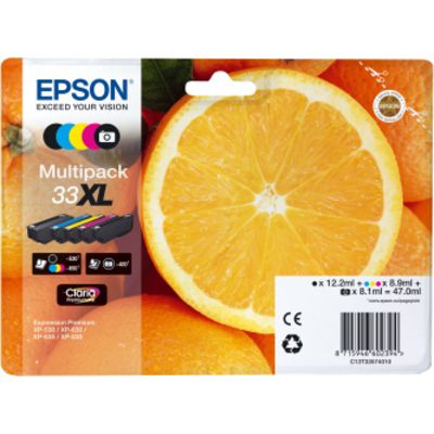 Epson 33XL (T3357) Inktcartridge 5-kleuren Voordeelbundel Hoge capaciteit