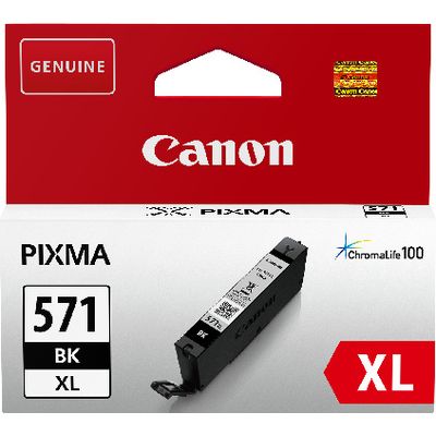 Canon CLI-571BK XL Inktcartridge Zwart Hoge capaciteit