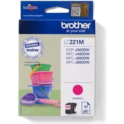 Brother LC-221M Inktcartridge Magenta