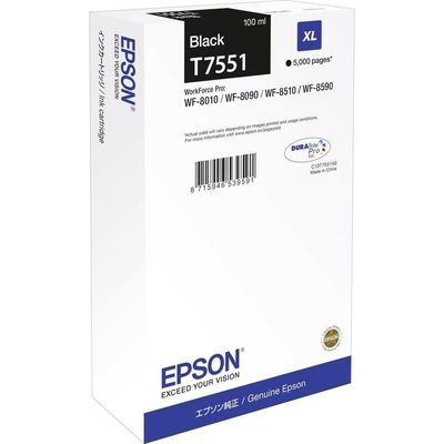 Epson T7551 Inktcartridge Zwart