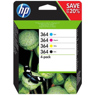 HP 364 (N9J73AE) Inktcartridge 4-kleuren Voordeelbundel