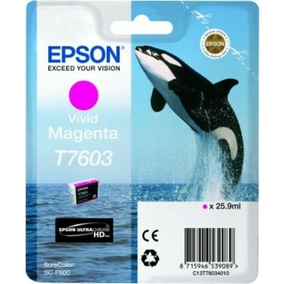 Epson T7603 Inktcartridge Magenta