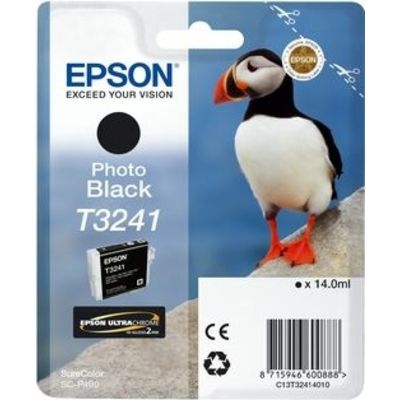 Epson T3241 Inktcartridge Foto-zwart