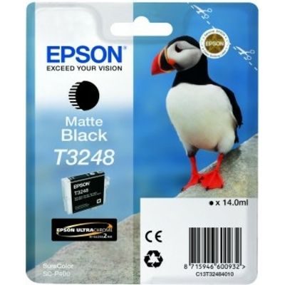 Epson T3248 Inktcartridge Mat-zwart