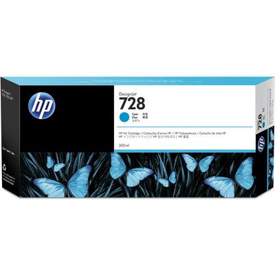 HP 728 (F9K17A) Inktcartridge Cyaan