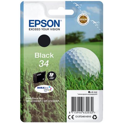 Epson 34 (T3461) Inktcartridge Zwart