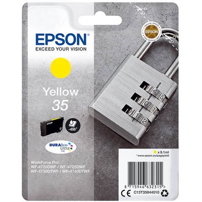 Epson 35 (T3584) Inktcartridge Geel