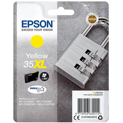 Epson 35XL (T3594) Inktcartridge Geel Hoge capaciteit