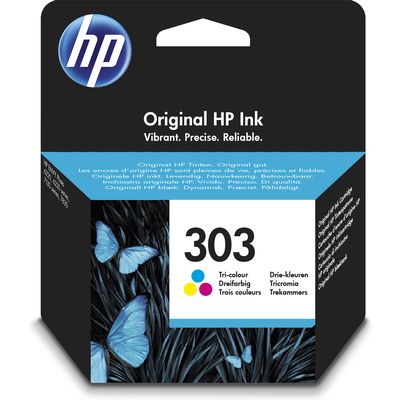 HP 303 (T6N01AE) Inktcartridge 3-kleuren