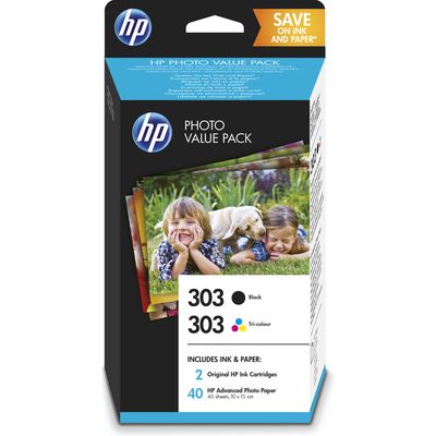 HP 303 (Z4B62EE) Inktcartridge Zwart + 3 kleuren Voordeelbundel