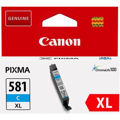 Canon CLI-581XL C (CLI-581XXL) Inktcartridge Cyaan Hoge capaciteit