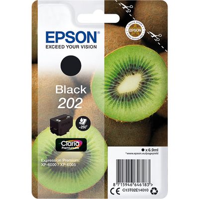 Epson 202 (C13T02E14010) Inktcartridge Zwart