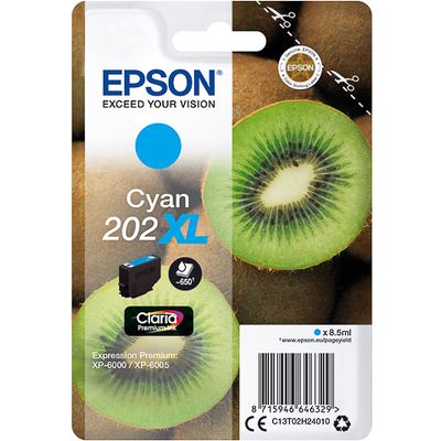 Epson C13T02H24010 202Xl Inktcartridge Cyaan Hoge Capaciteit epson kopen in de aanbieding