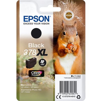 Epson 378XL (T3791) Inktcartridge Zwart Hoge capaciteit