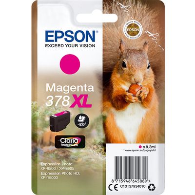 Epson 378XL (T3793) Inktcartridge Magenta Hoge capaciteit