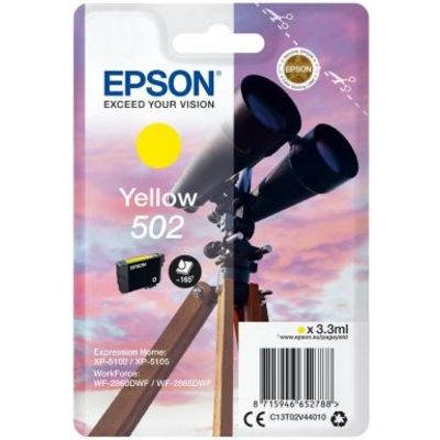 Epson 502 (C13T02V44010) Inktcartridge Geel