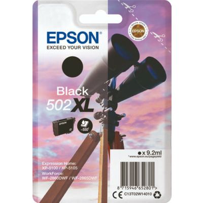 Epson 502XL (C13T02W14010) Inktcartridge Zwart Hoge capaciteit