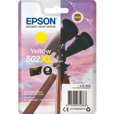 Epson 502XL (C13T02W44010) Inktcartridge Geel Hoge capaciteit