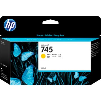 HP 745 (F9J96A) Inktcartridge Geel