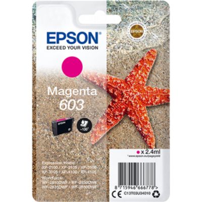 Epson 603 (C13T03U34010) Inktcartridge Magenta