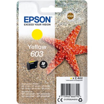 Epson 603 (C13T03U44010) Inktcartridge Geel