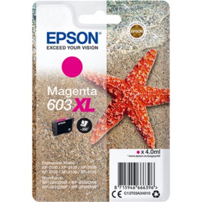 Epson 603XL (C13T03A34010) Inktcartridge Magenta Hoge capaciteit