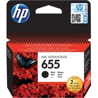 HP 655 (CZ109AE) Inktcartridge Zwart