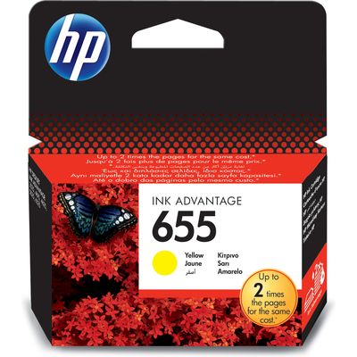 HP 655 (CZ112AE) Inktcartridge Geel