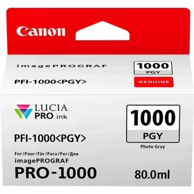 Canon PFI-1000PGY Inktcartridge Foto grijs